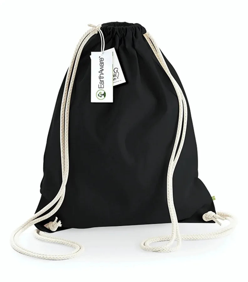 EarthAware® Organic Gymsac Black