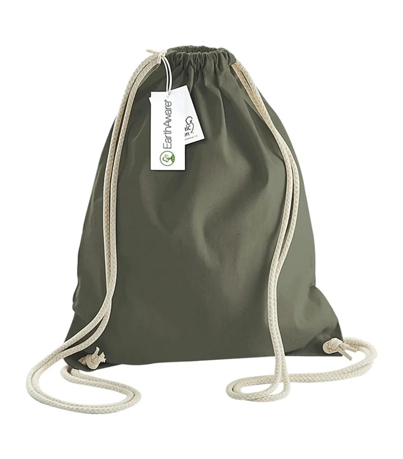 EarthAware® Organic Gymsac OliveGreen