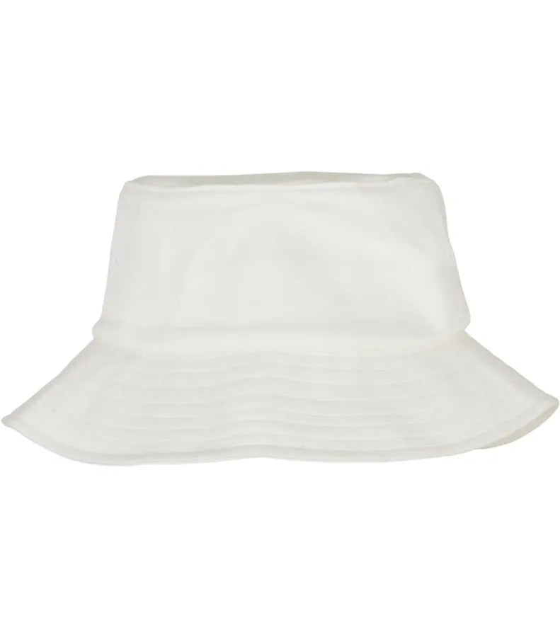 Flexfit Cotton Twill Bucket Hat Kids White