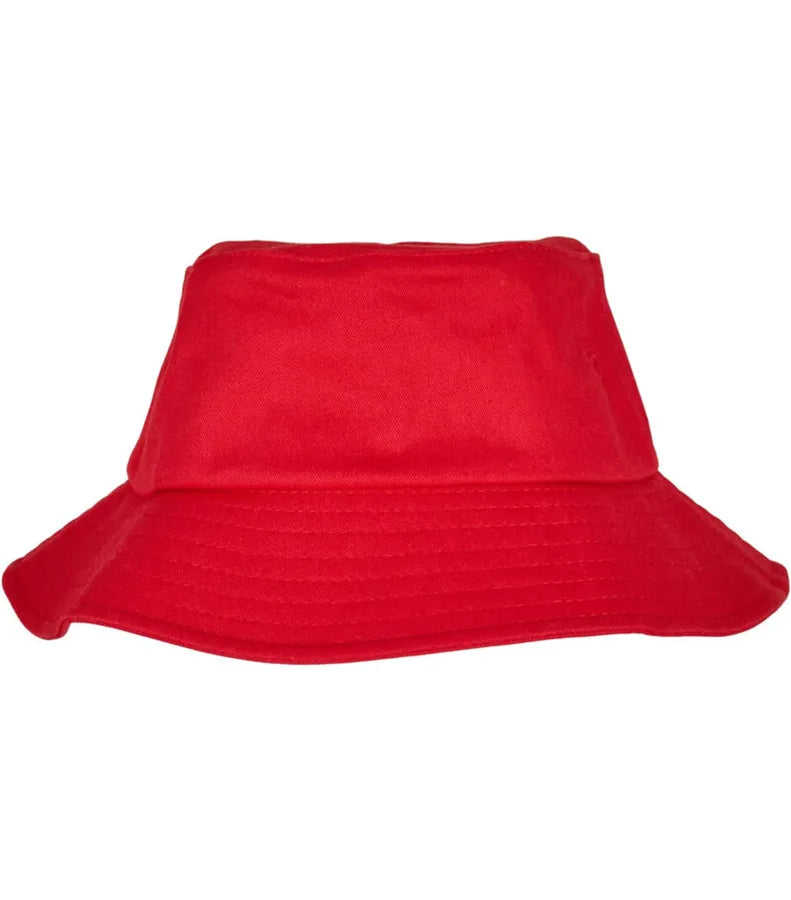 Flexfit Cotton Twill Bucket Hat Kids Red