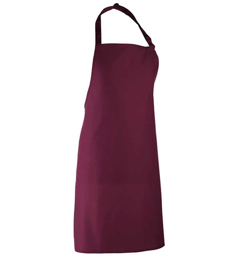 Colours bib apron Aubergine