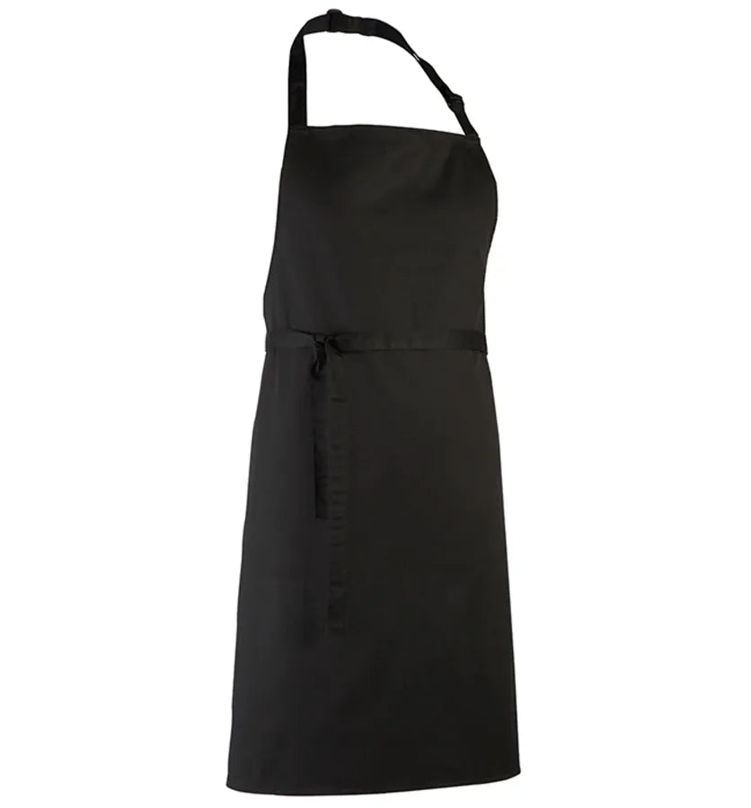Colours bib apron Black
