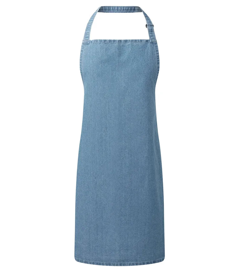 Colours bib apron BlueDenim