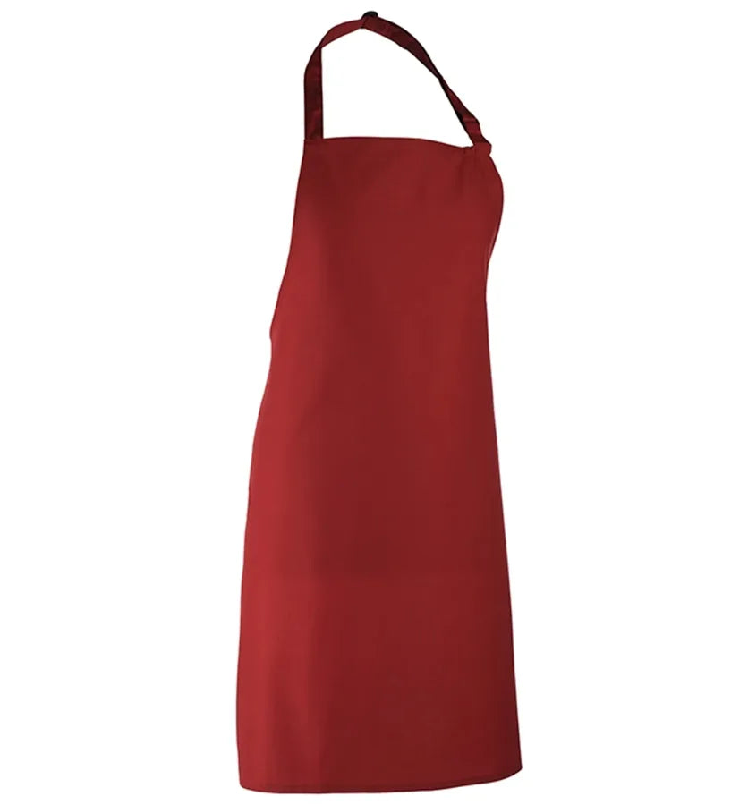 Colours bib apron Burgundy