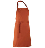 Colours bib apron Chesnut