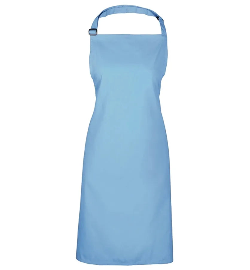 Colours bib apron Cornflower
