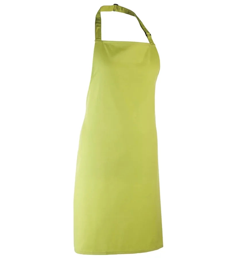 Colours bib apron Lime
