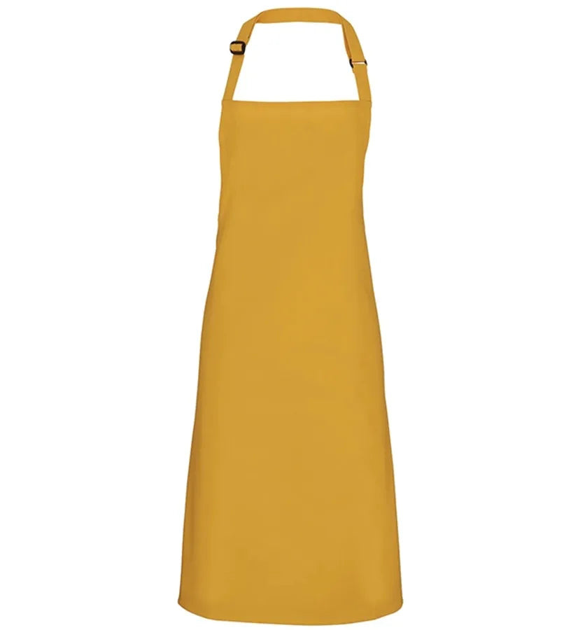 Colours bib apron Mustard
