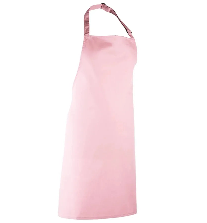Colours bib apron Pink