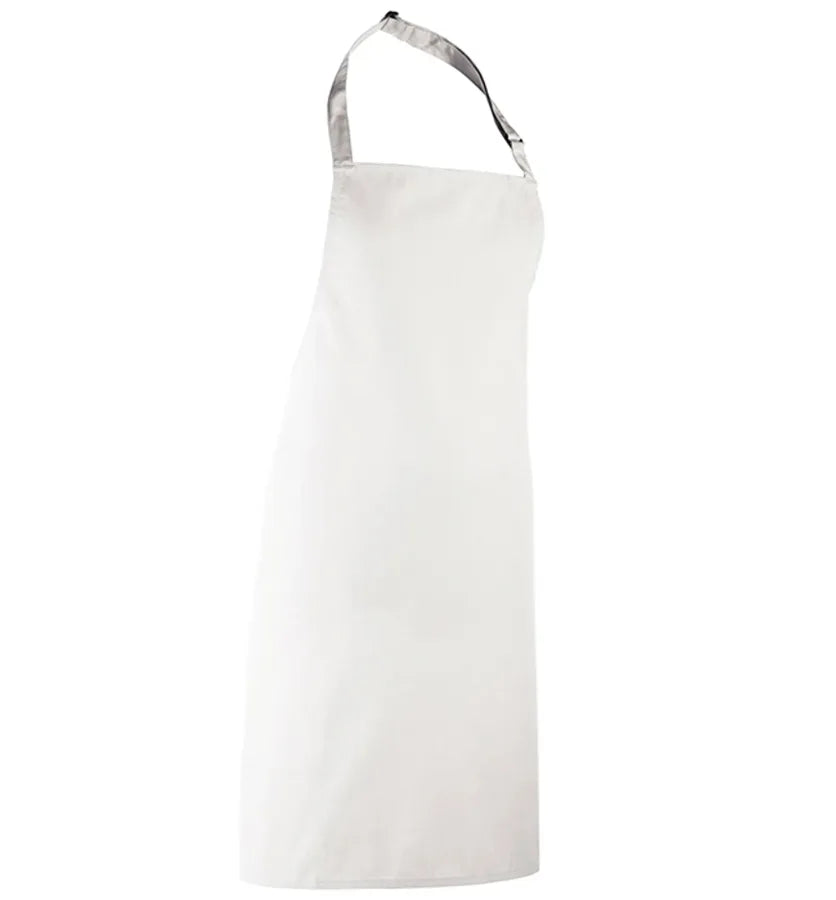 Colours bib apron White