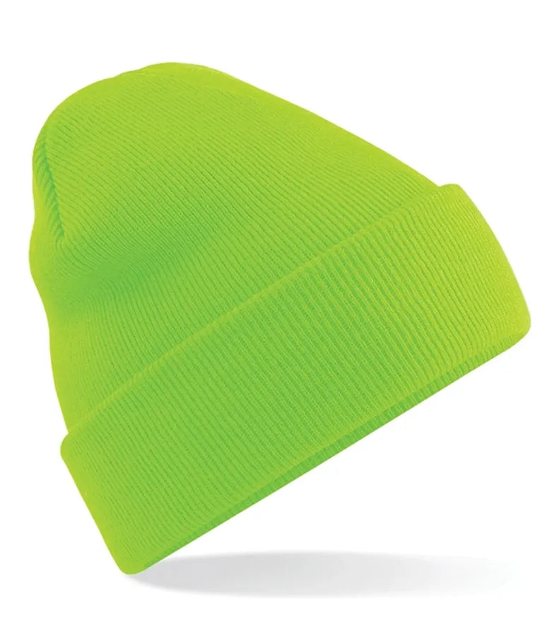 Original Cuffed Beanie FluorescentGreen