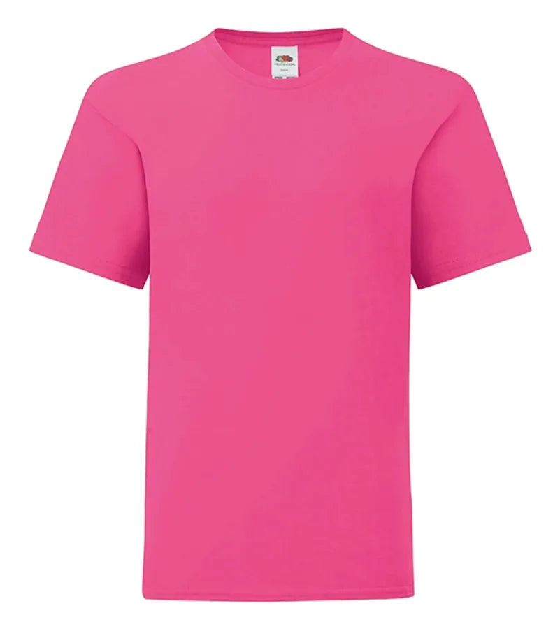 Kids Iconic T Fuchsia