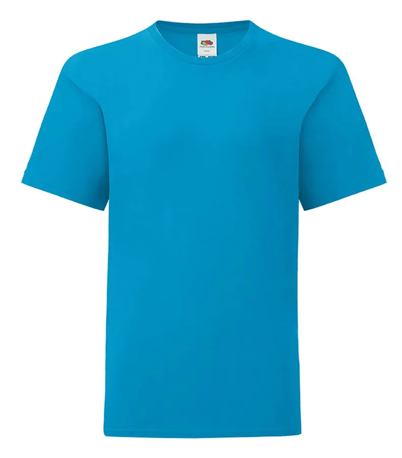 Kids Iconic T AzureBlue