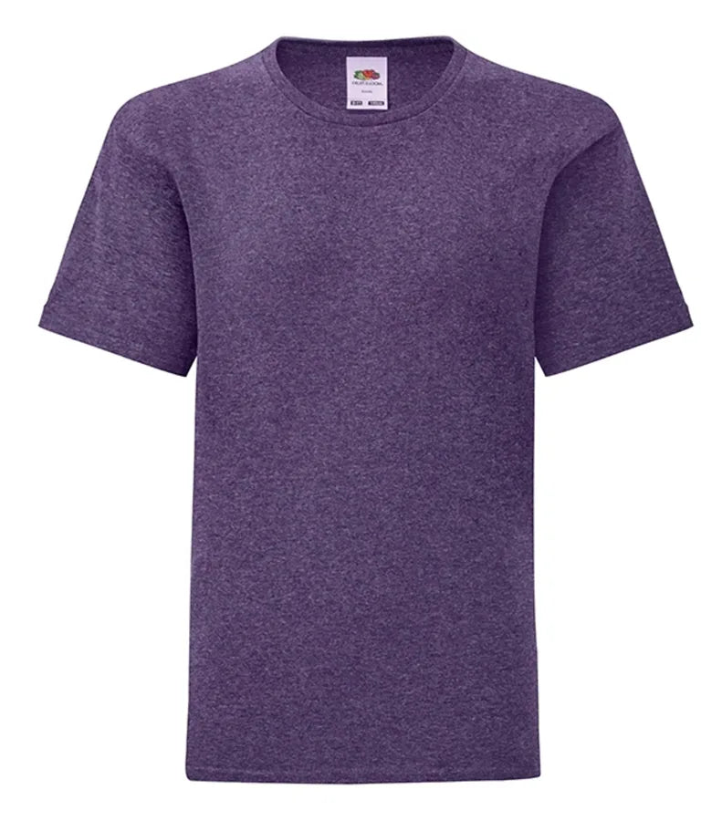 Kids Iconic T HeatherPurple