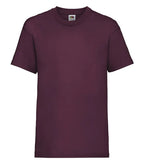 Kids Valueweight T Burgundy