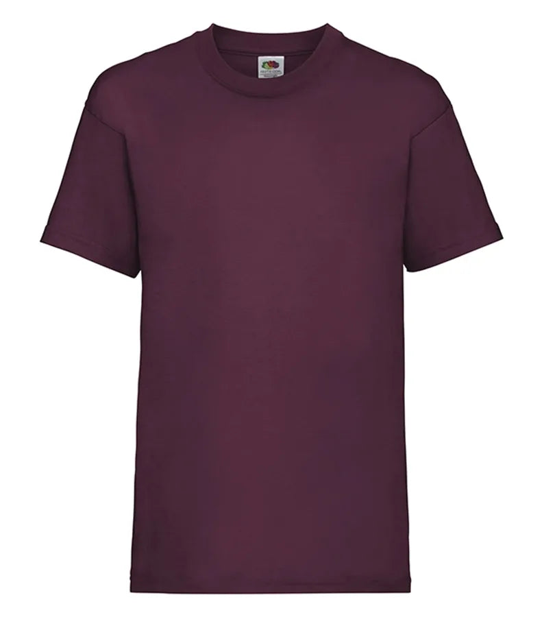 Kids Valueweight T Burgundy