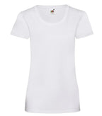 Ladies Valueweight T White