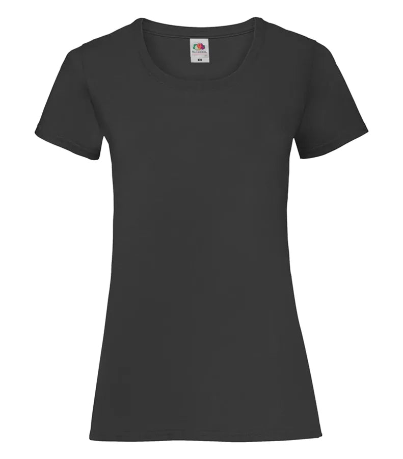 Ladies Valueweight T Black