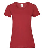 Ladies Valueweight T Red