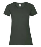 Ladies Valueweight T Bottle Green