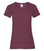 Ladies Valueweight T Burgundy