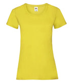 Ladies Valueweight T Yellow