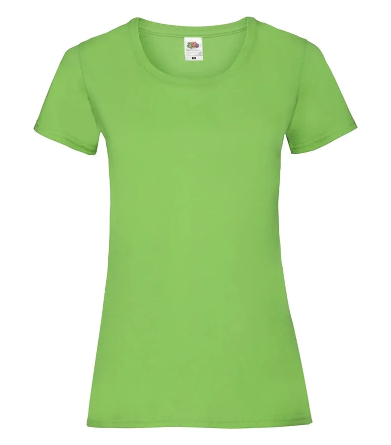 Ladies Valueweight T Lime