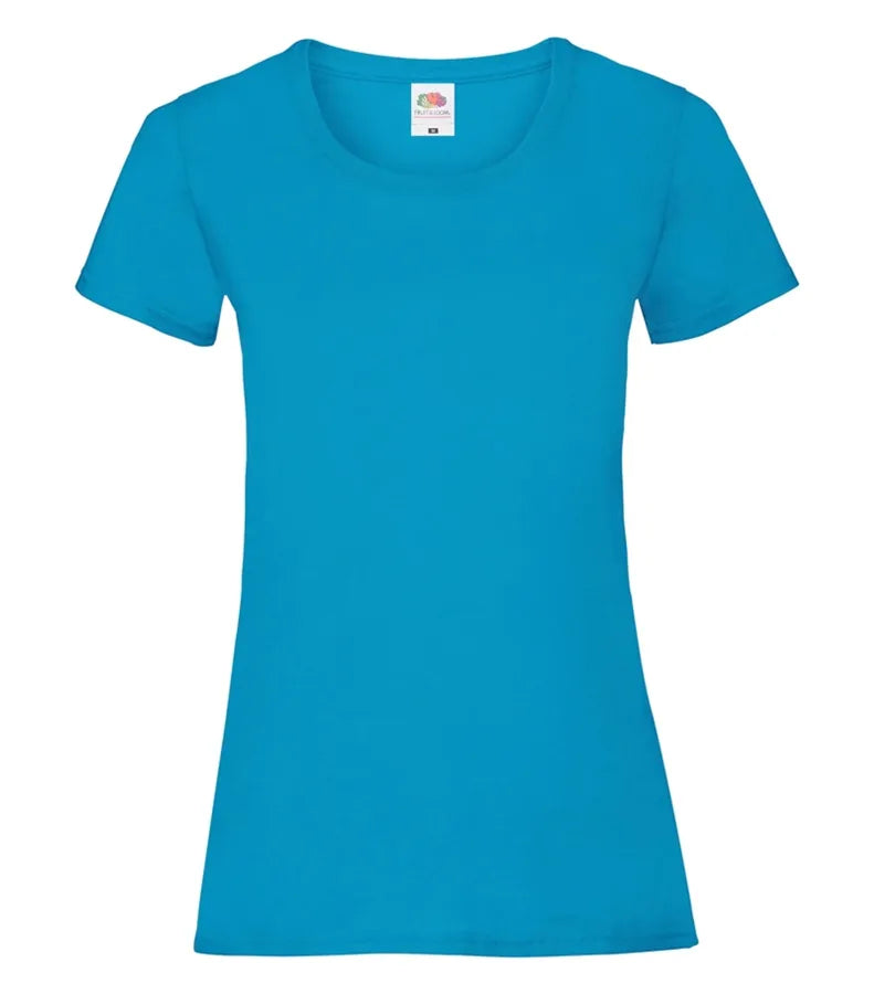 Ladies Valueweight T AzureBlue