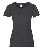 Ladies Valueweight T DarkHeatherGrey