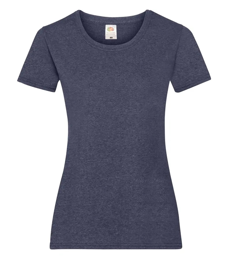 Ladies Valueweight T HeatherNavy