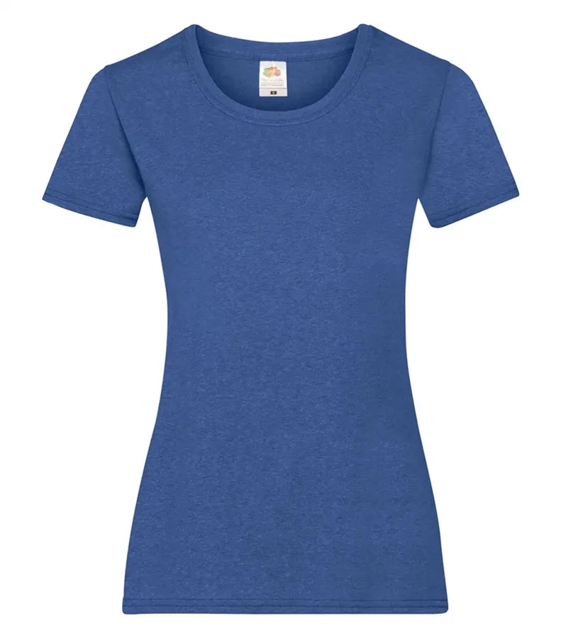 Ladies Valueweight T HeatherRoyal