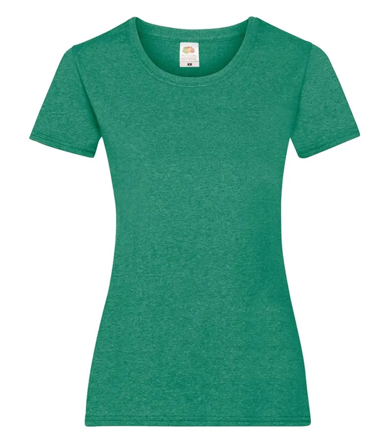 Ladies Valueweight T HeatherGreen