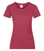 Ladies Valueweight T HeatherRed