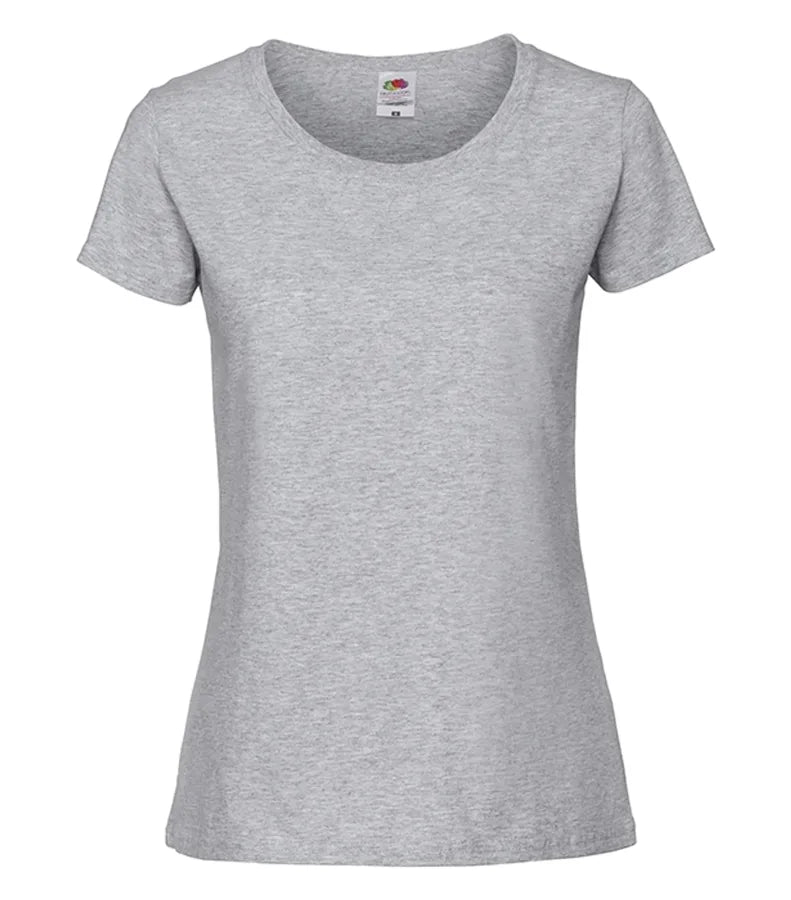Ladies Iconic 195 T Heather Grey