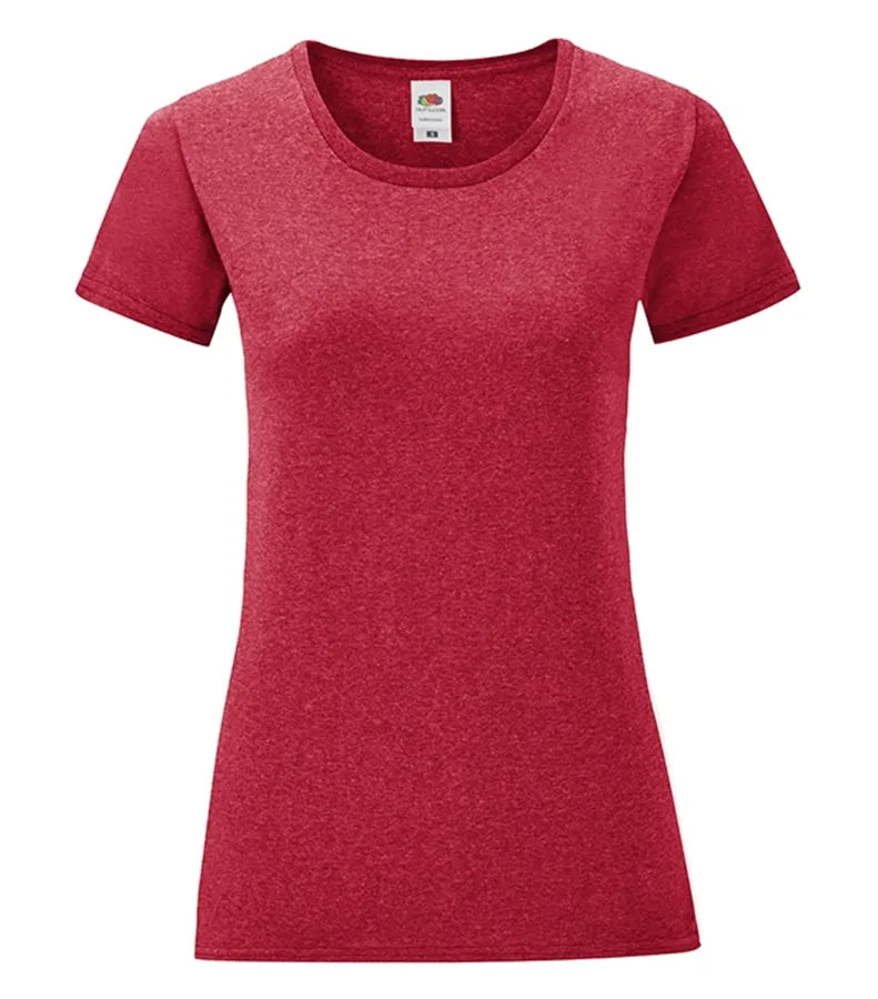 Ladies Iconic 150 T HeatherRed