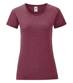 Ladies Iconic 150 T HeatherBurgundy