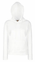 Ladies Classic Hooded Sweat White