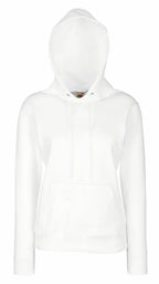 Ladies Classic Hooded Sweat White
