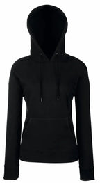 Ladies Classic Hooded Sweat Black