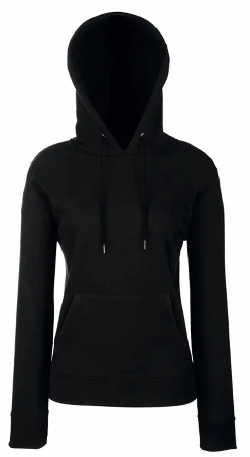 Ladies Classic Hooded Sweat Black
