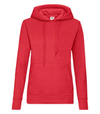 Ladies Classic Hooded Sweat Red