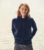 Ladies Classic Hooded Sweat DarkHeatherGrey