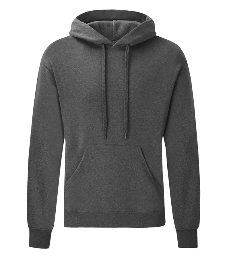 Classic Hooded Sweat DarkHeatherGrey