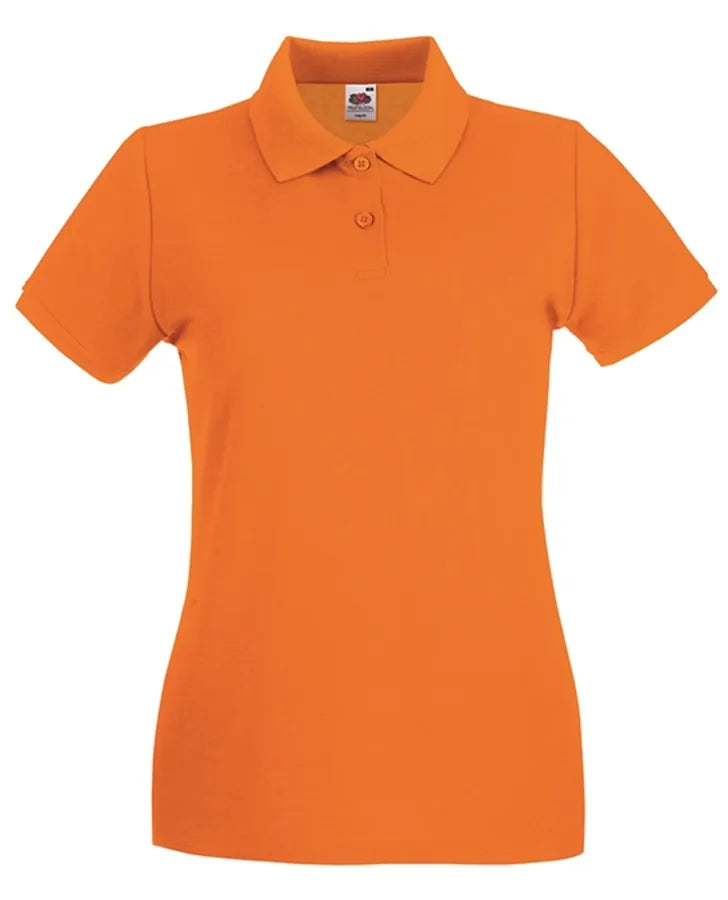 Ladies Premium Polo Orange