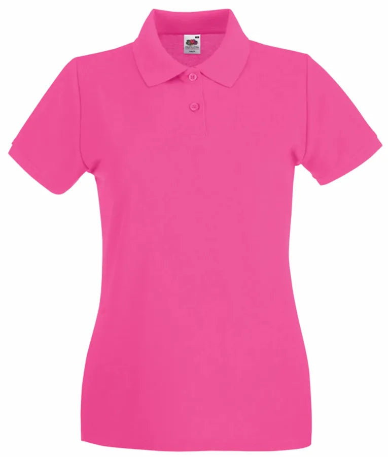 Ladies Premium Polo Fuchsia