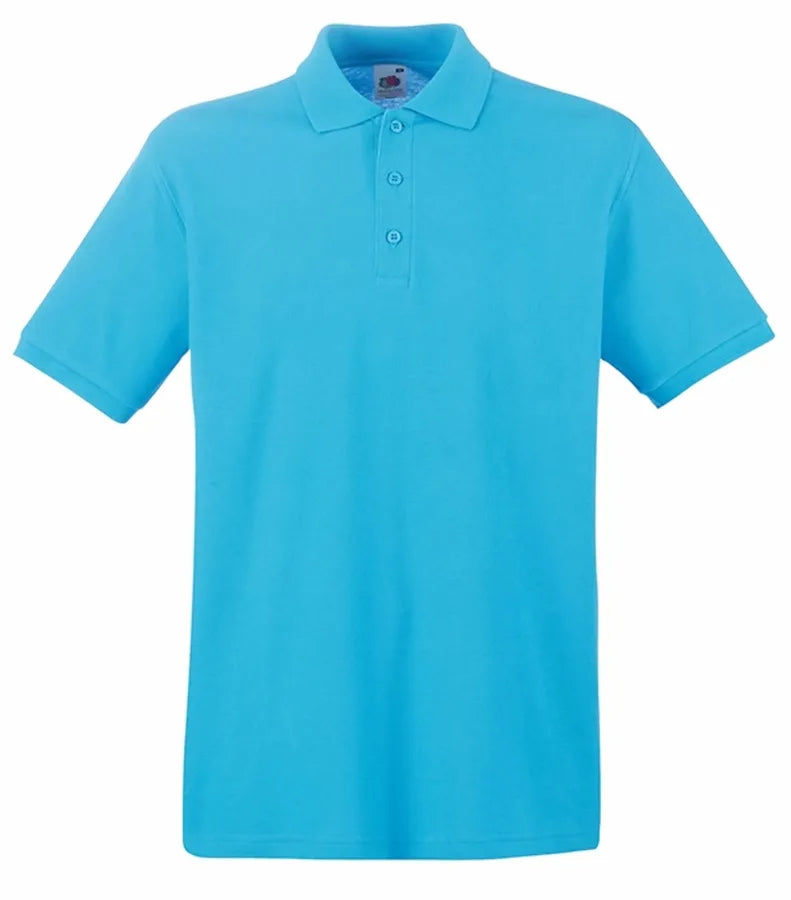 Premium Polo AzureBlue