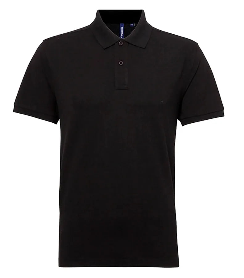 Men's poly/cotton blend polo Black
