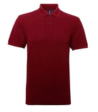 Men's poly/cotton blend polo Burgundy