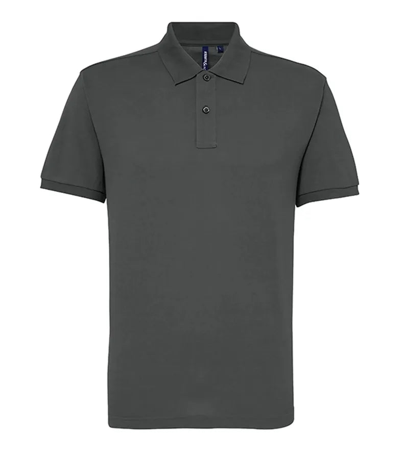 Men's poly/cotton blend polo Charcoal