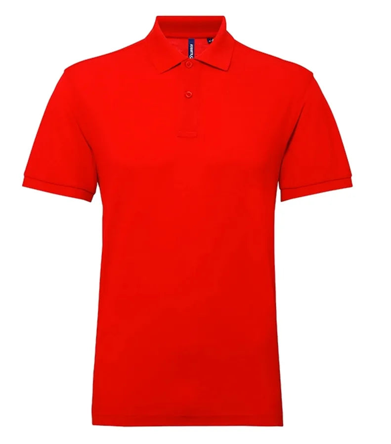 Men's poly/cotton blend polo CherryRed